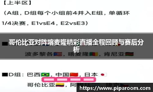 哥伦比亚对阵喀麦隆精彩直播全程回顾与赛后分析