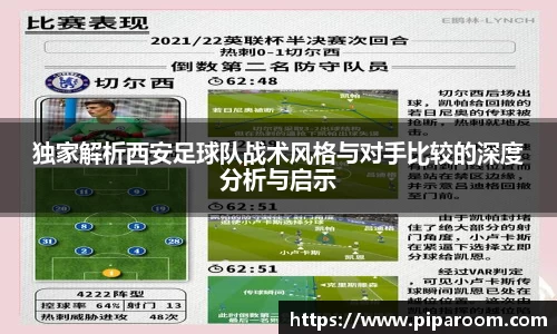 独家解析西安足球队战术风格与对手比较的深度分析与启示